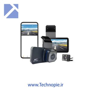 دوربین ثبت وقایع خودرو وای فای دار دو دوربین Super HD