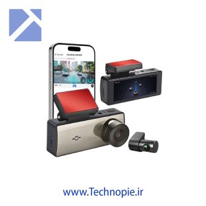 دوربین ثبت وقایع خودرو دو دوربین 4K مدل Q9 Pro