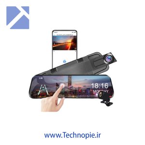 آینه مانیتوردار دو دوربین وای فای دار 2K مدل 120-DR