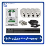 پکیج دوربین مداربسته چهار عددی ریویژن و هایلوک